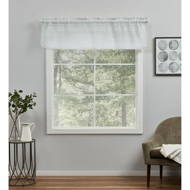 LORRAINE HOME FASHIONS Ribcord Window Curtain Tier 54 x 36 Gray 00200-36-00109 GRAY 